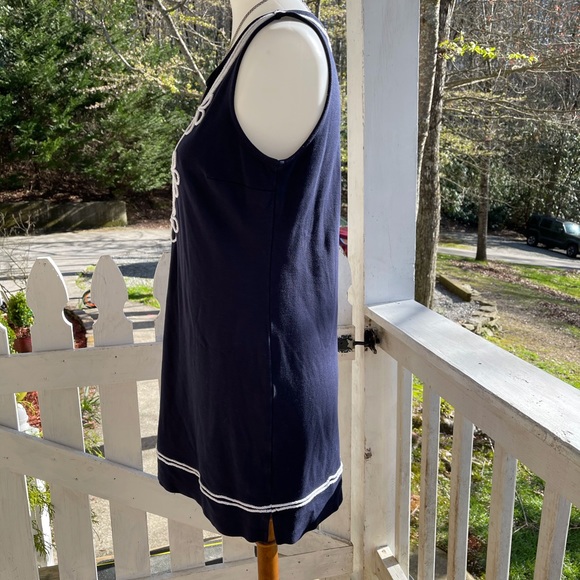 Crown & Ivy Nautical Navy Dress PS FREE SHIP - Picture 4 of 5